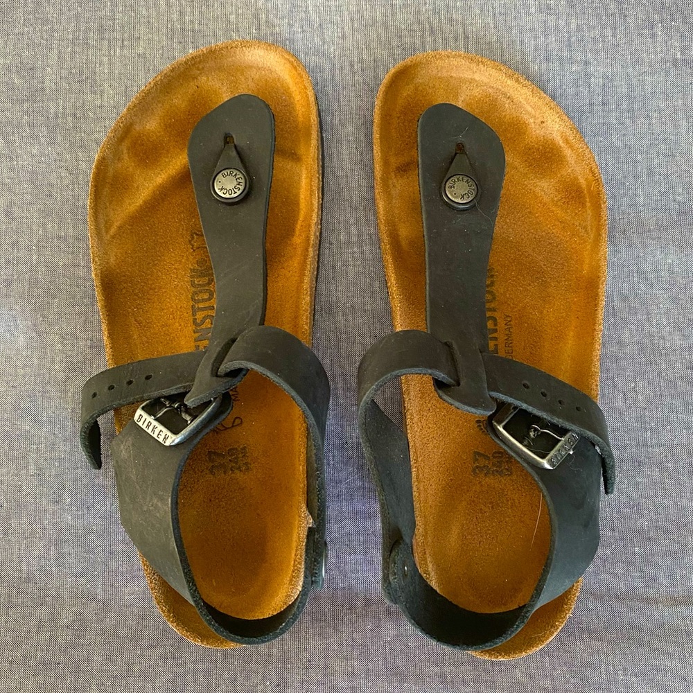 Birkenstock kairo black oiled leather